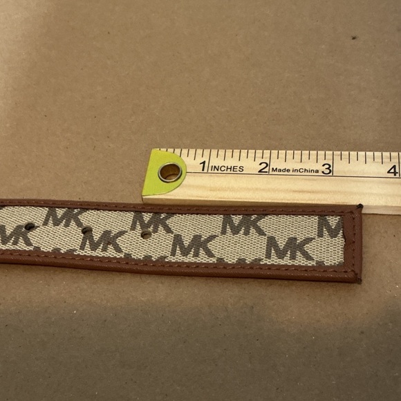 Michael Kors Tan and Gold Men's Belt double face size 39 - Picture 4 of 7